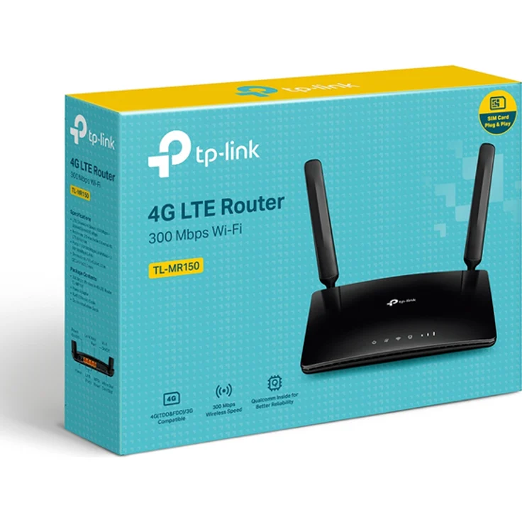TP-Link Archer MR150 WiFi N300 4G LTE Modem Router - Wireless Router N Standard - 802.11n – Bild 4