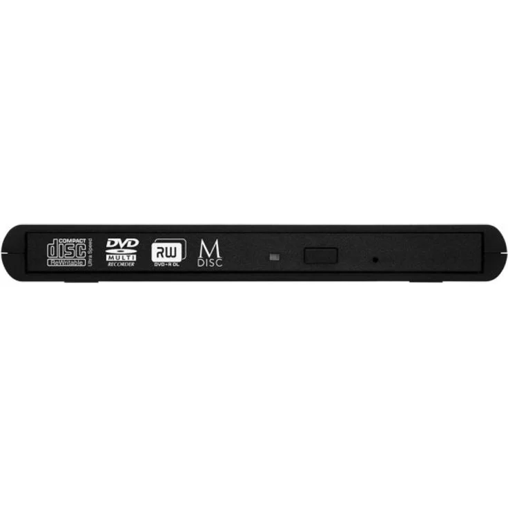 Verbatim Externer Slimline CD-DVD-Brenner Optisches Laufwerk Schwarz ohne Light-Nero-Software – Bild 2