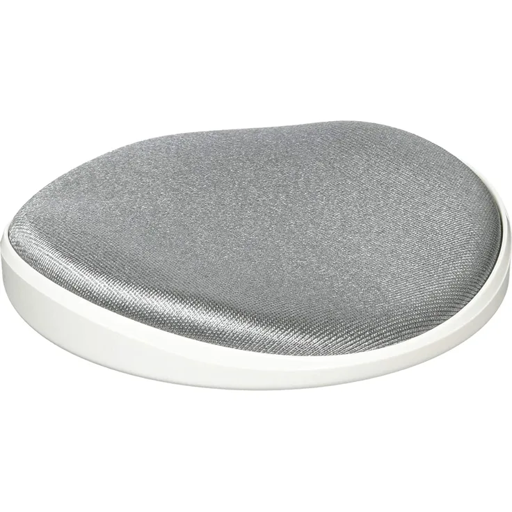StarTech.com Handballenauflage (Handgelenkstütze für's Büro, ergonomisch, gepolsterter Stoff, gleitend, silber)