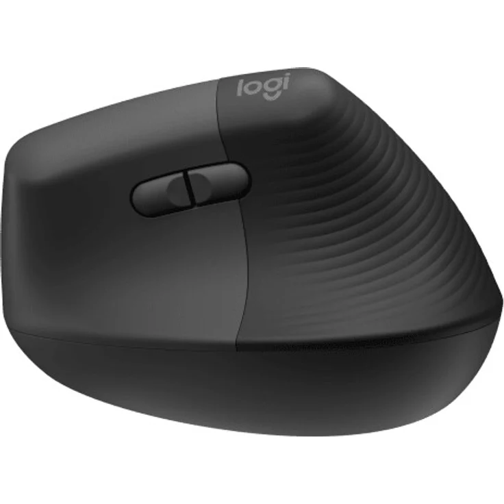 Logitech Lift Vertikale ergonomische Maus, Kabellos, Bluetooth oder Logi Bolt USB-Empfänger, leise Klicks, 4 Tasten, kompatibel mit Windows/macOS/iPadOS/Laptop/PC, Grau (910-006473) – Bild 4