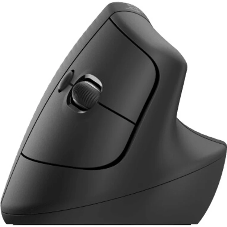 Logitech Lift Vertikale ergonomische Maus, Kabellos, Bluetooth oder Logi Bolt USB-Empfänger, leise Klicks, 4 Tasten, kompatibel mit Windows/macOS/iPadOS/Laptop/PC, Grau (910-006473) – Bild 2