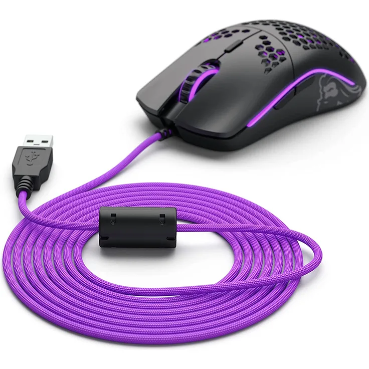 Glorious PC Gaming Race Ascended Cable V2 Mauskabel Violett für die Glorious Maus Model O-O- und D