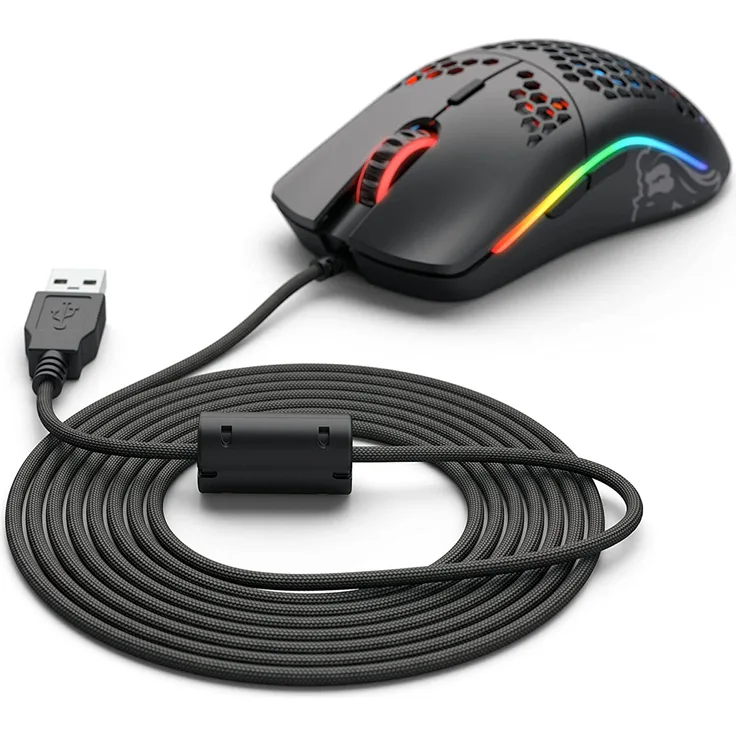 Glorious PC Gaming Race Ascended Cable V2 Mauskabel Schwarz für die Glorious Maus Model O-O- und D