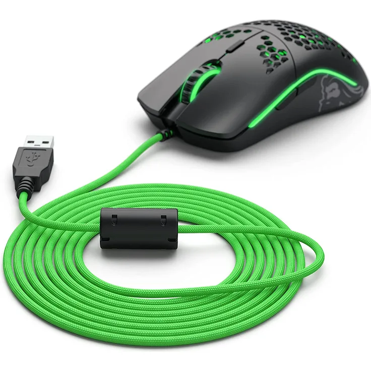 Glorious PC Gaming Race Ascended Cable V2 Mauskabel Grün für die Glorious Maus Model O-O- und D