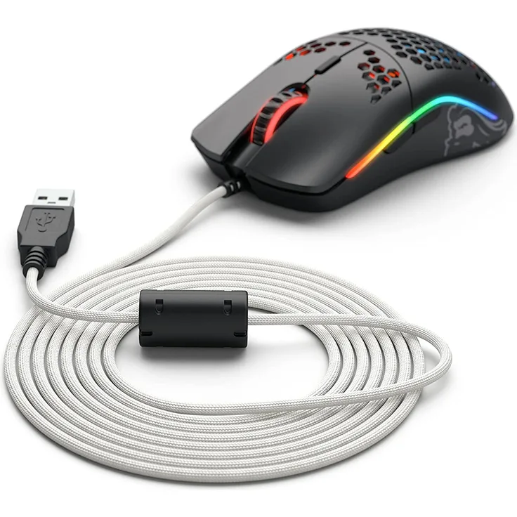 Glorious PC Gaming Race Ascended Cable V2 Mauskabel Weiß für die Glorious Maus Model O-O- und D