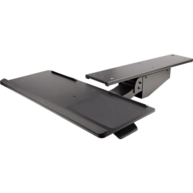 StarTech.com Tastaturablage - Full Motion und höhenverstellbare Tastatur- und Mausablage - 25 x 66 cm - Ergonomische Schreibtischhalterung für Computertastatur mit Mauspad und Handgelenkauflage - neig- und drehbar (KBTRAYADJ2)