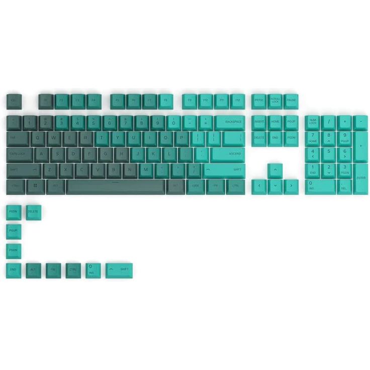 Glorious PC Gaming Race GPBT ISO ES-Layout Tastenkappen für Mechanische Tastatur, aus Ultra-Haltbarem PBT-Kunststoff