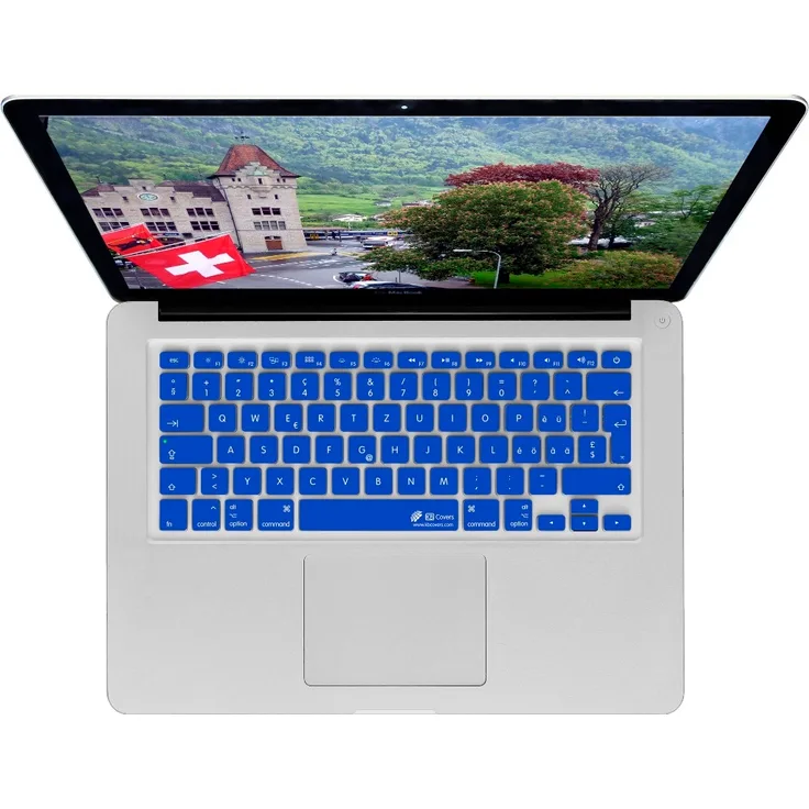 Tastatur Cover Schweiz Blau für MacBook Pro-Air