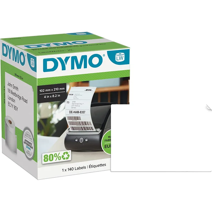 DYMO LW-etiketten nur für LW 4XL-5XL 102x210mm 140St - Preisvergleich