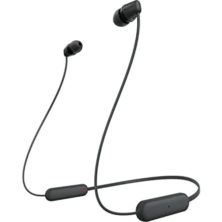 Sony WI-C100 (2022) In-Ear-Kopfhörer, IPX44, schwarz