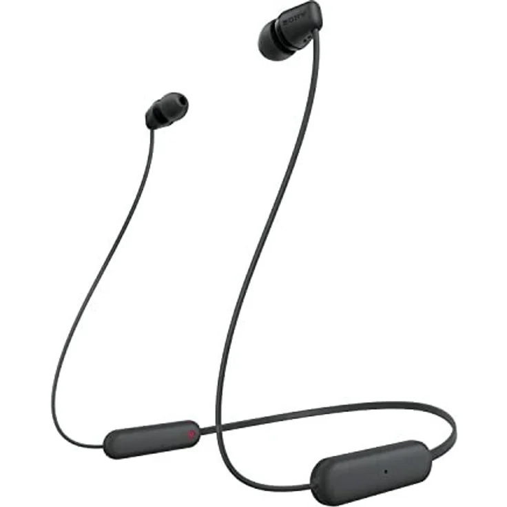 Sony WI-C100 (2022) In-Ear-Kopfhörer, IPX44, schwarz – Bild 1