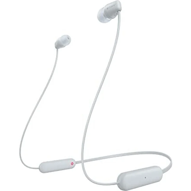 Sony WI-C100 (2022) In-Ear-Kopfhörer, True-Wireless, IPX44, weiß  – Bild 1