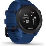 Garmin Approach S12 Golf-Uhr mit Schlagweitenmessung und Distanzangaben GPS, Unisex, 43,7mm, Kunststoffgehäuse, Dunkelblau/Schwarz