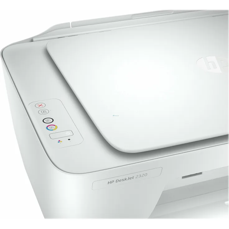 HP Deskjet 2320 All-in-One - Tintenstrahldrucker multifunktional, Farbdruck, A4, Kopieren und Scannen, Schwarzweiß-Druckgeschwindigkeit: 7,5 Seiten-min, Farbdruckgeschwindigkeit: 5,5 Seiten-min, Druckauflösung: 1200 x 1200 DPI, USB (7WN42B)