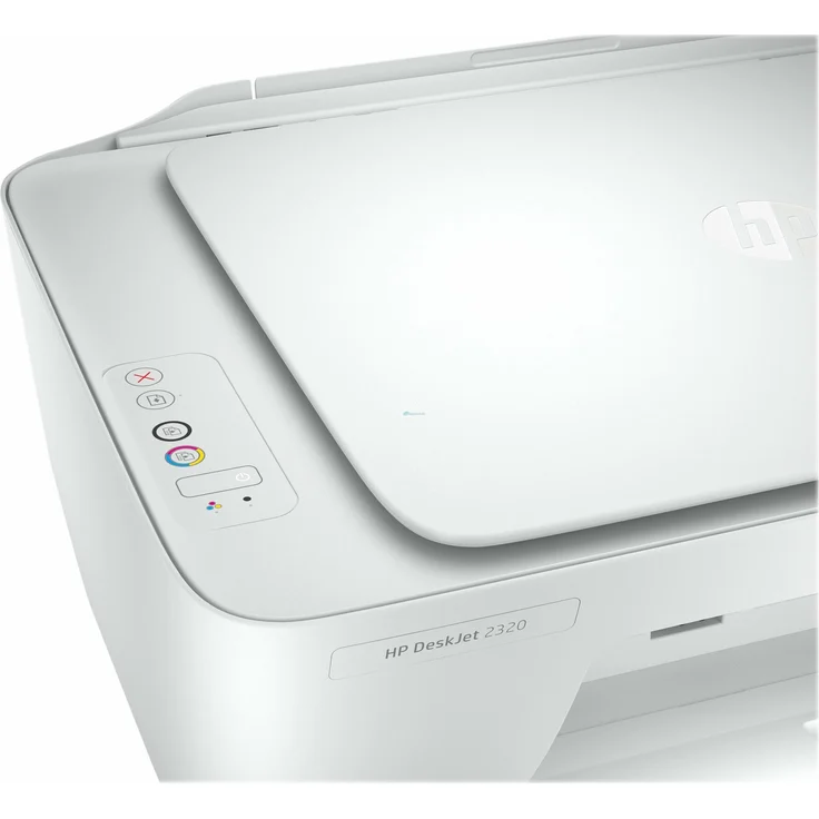 HP Deskjet 2320 All-in-One - Tintenstrahldrucker multifunktional, Farbdruck, A4, Kopieren und Scannen, Schwarzweiß-Druckgeschwindigkeit: 7,5 Seiten-min, Farbdruckgeschwindigkeit: 5,5 Seiten-min, Druckauflösung: 1200 x 1200 DPI, USB (7WN42B) – Bild 1