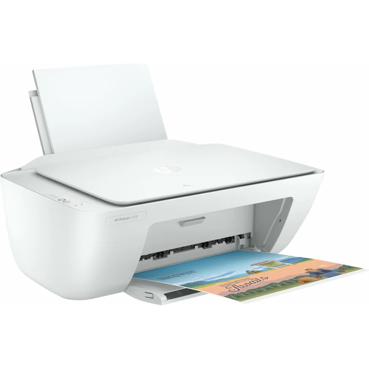 HP Deskjet 2320 All-in-One - Tintenstrahldrucker multifunktional, Farbdruck, A4, Kopieren und Scannen, Schwarzweiß-Druckgeschwindigkeit: 7,5 Seiten-min, Farbdruckgeschwindigkeit: 5,5 Seiten-min, Druckauflösung: 1200 x 1200 DPI, USB (7WN42B) – Bild 2