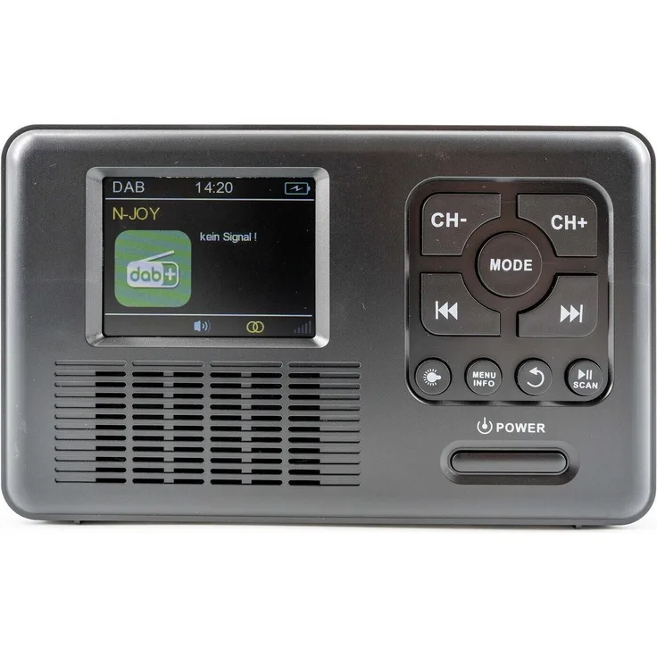 Reflexion TRA560DAB Digitalradio mit Bluetooth, Wecker, LCD-Display, schwarz