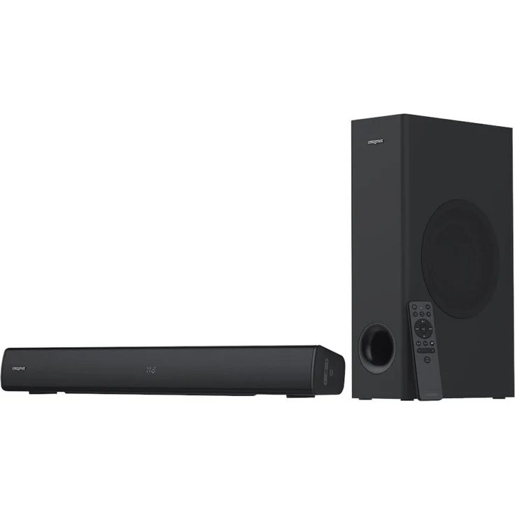 Creative Stage V2 2.1 Soundbar mit Subwoofer, schwarz – Bild 1
