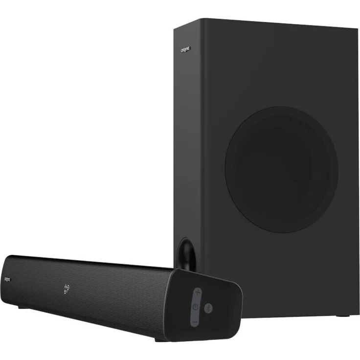 Creative Stage V2 2.1 Soundbar mit Subwoofer, schwarz – Bild 2