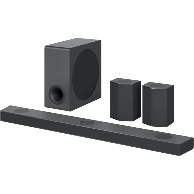 LG DS95QR 9.1.5 Soundbar mit Subwoofer und Surround Lautsprechern, 810 W, schwarz – Bild 2