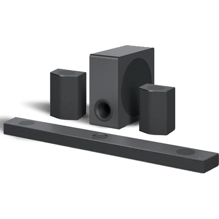 LG DS95QR 9.1.5 Soundbar mit Subwoofer und Surround Lautsprechern, 810 W, schwarz – Bild 11