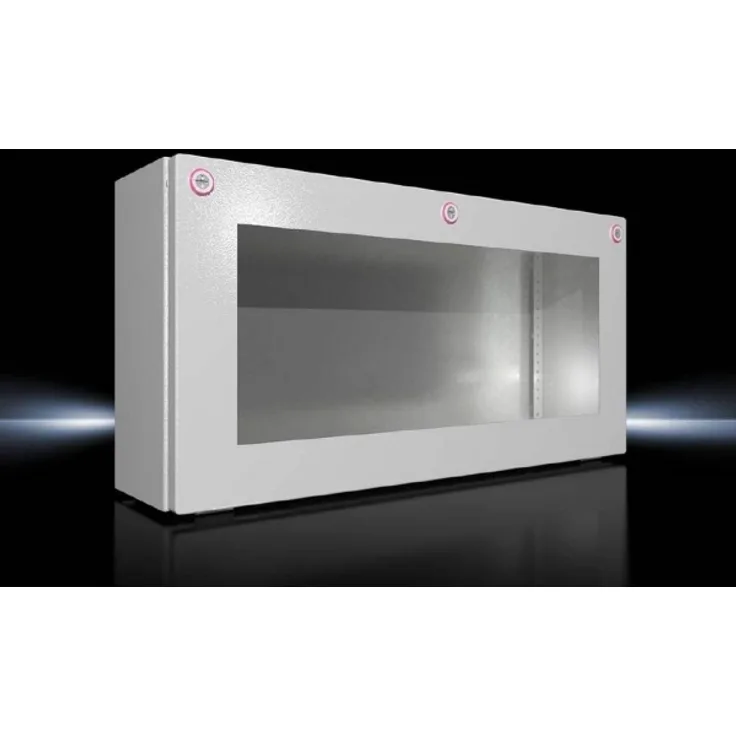Rittal KX 1612.000 Installations-Gehaeuse, Wand-Gehaeuse 600 x 300 x 155 Stahlblech Lichtgrau (RAL 7