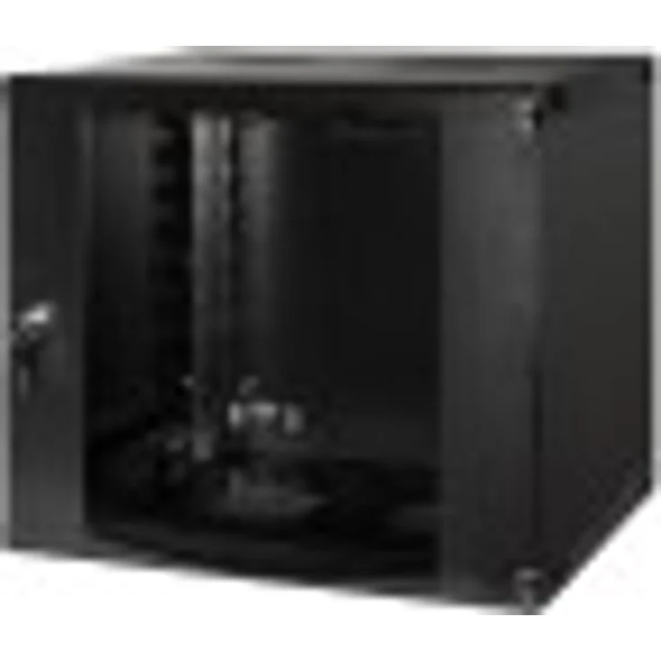 Logilink W09F64B Wandgehäuse 9HE einteilig unmontiert H460 x B540 x T450 schwarz