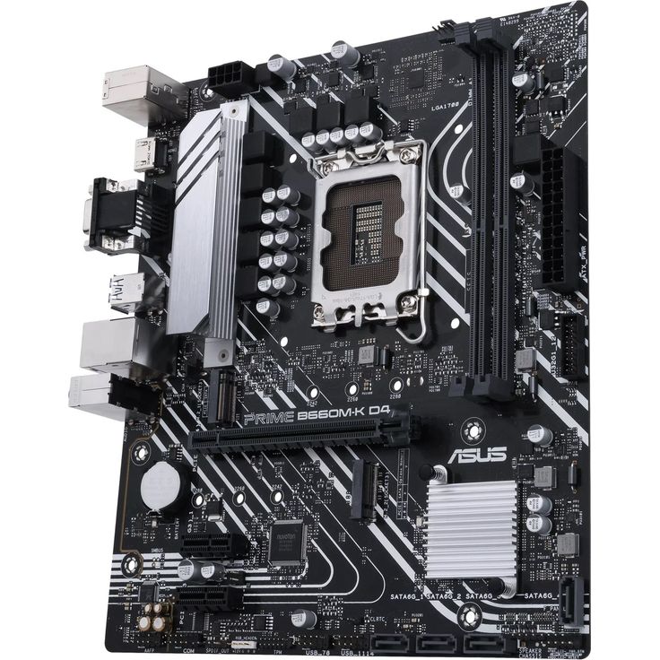 ASUS PRIME B660M-K D4 Mainboard - Intel B660 - Intel LGA1700 Sockel - DDR4 RAM - Micro-ATX – Bild 4