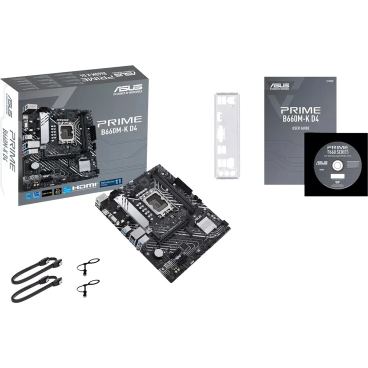 ASUS PRIME B660M-K D4 Mainboard - Intel B660 - Intel LGA1700 Sockel - DDR4 RAM - Micro-ATX – Bild 3