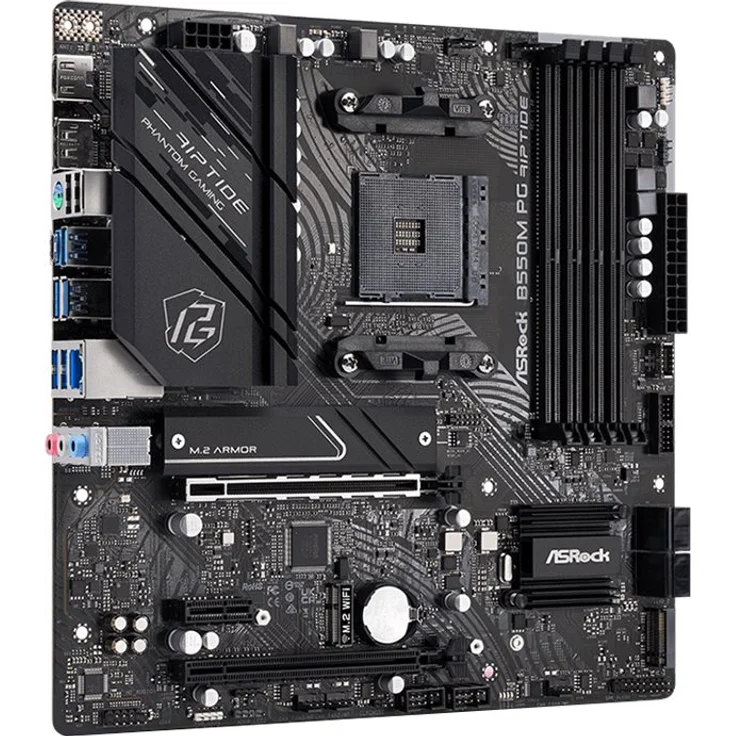 MB ASRock B550M PG RIPTIDE   AM4 M-ATX HDMI-DP    DDR4 ret – Bild 2