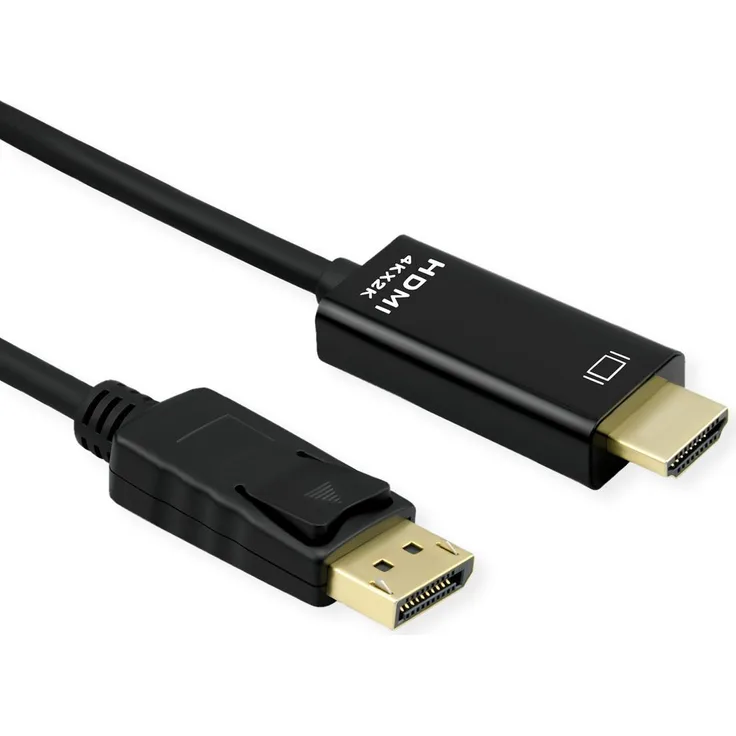 ROLINE DisplayPort Kabel DP - UHDTV, Slim, ST-ST, schwarz, 3 m (11.04.5997)