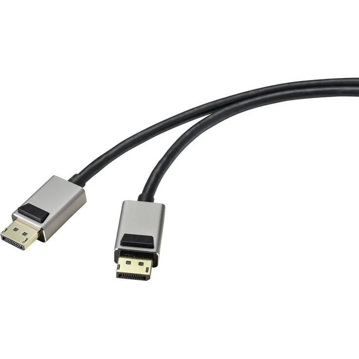 SpeaKa Professional DisplayPort DisplayPort Anschlusskabel (1x DisplayPort Stecker - 1x DisplayPort Stecker) 2.00m Schwarz