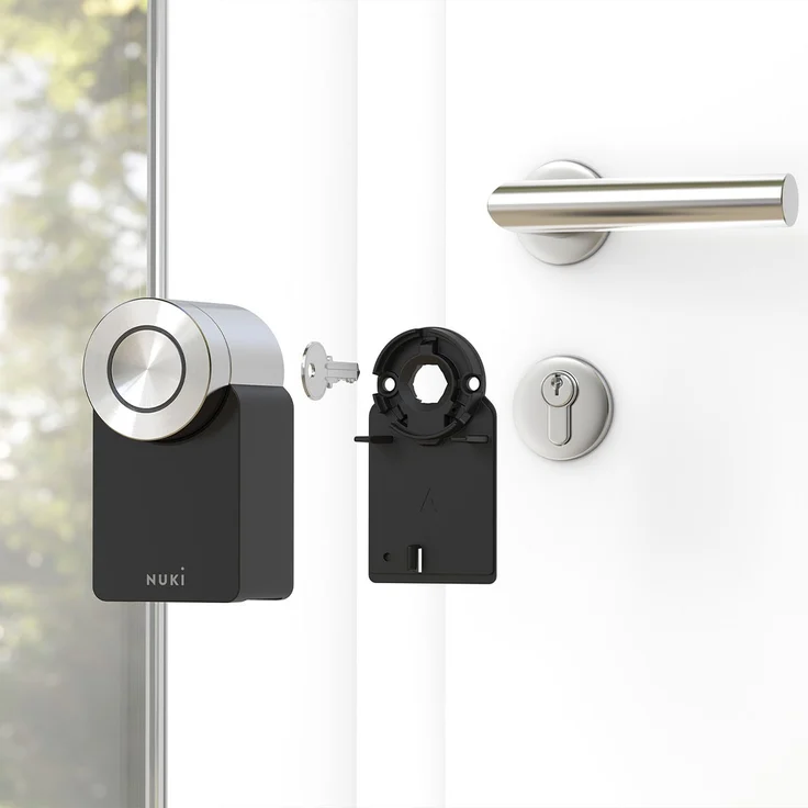 Nuki Smart Lock 3.0 Pro Elektronisches Türschloss, schwarz – Bild 2