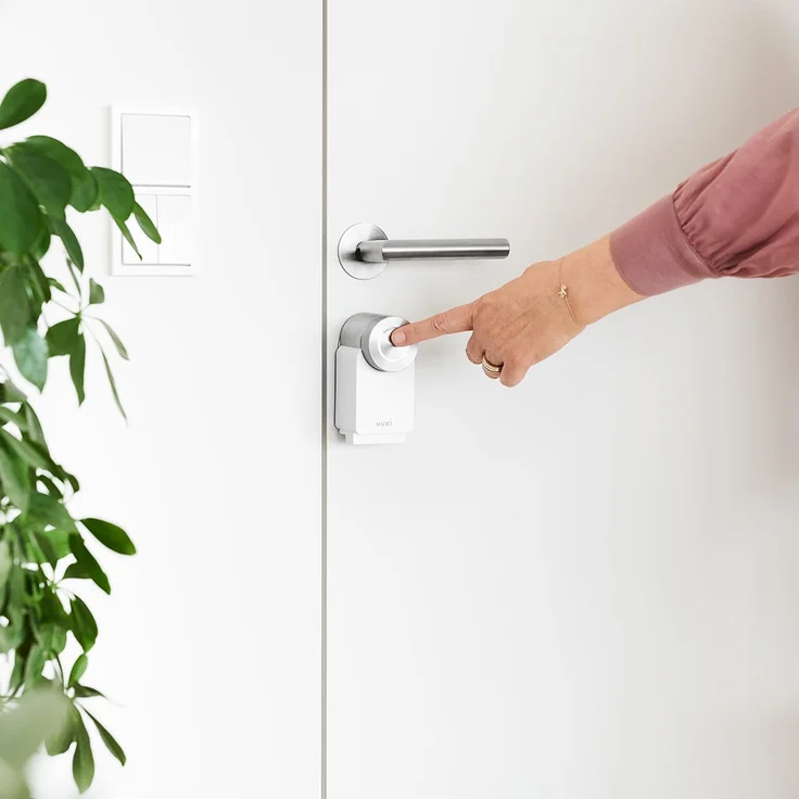 Nuki Smart Lock 3.0 Pro Elektronisches Türschloss, weiß – Bild 4