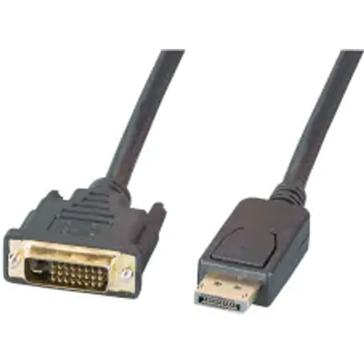 EFB DisplayPort-DVI Kabel Stecker A-Stecker A 2m schwarz