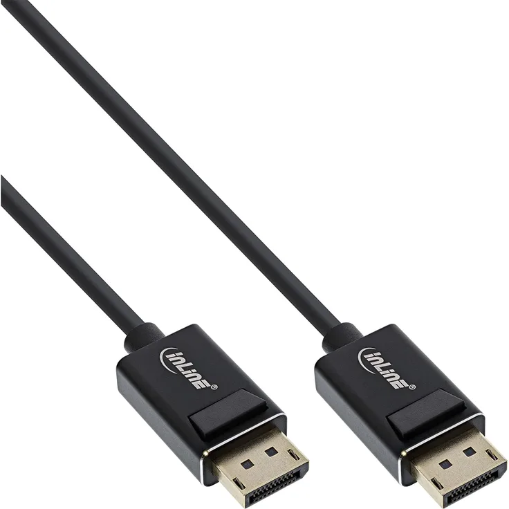 InLine DisplayPort 2.0 Kabel, 8K4K UHBR, schwarz - 1m