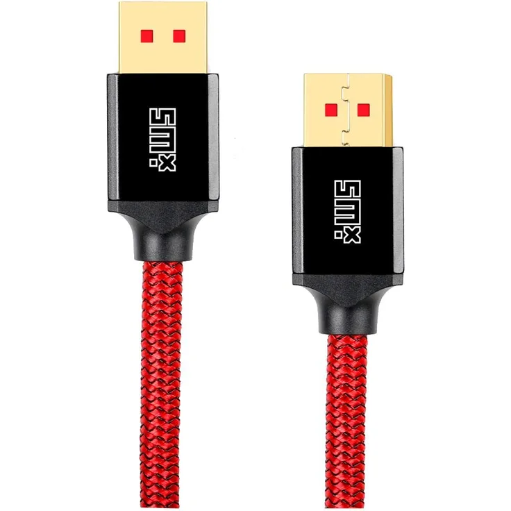 SILVER MONKEY X DisplayPort 1.4 Geflochtenes Kabel 3m
