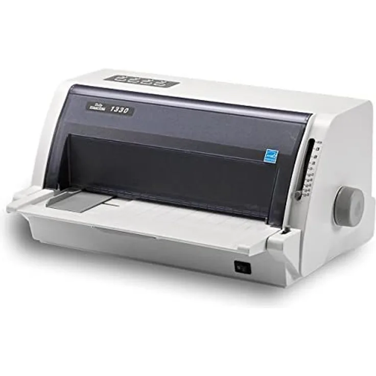 DASCOM Tally Flachbettdrucker 1330 Ser (24-Nadeldrucker, Seriell, USB)