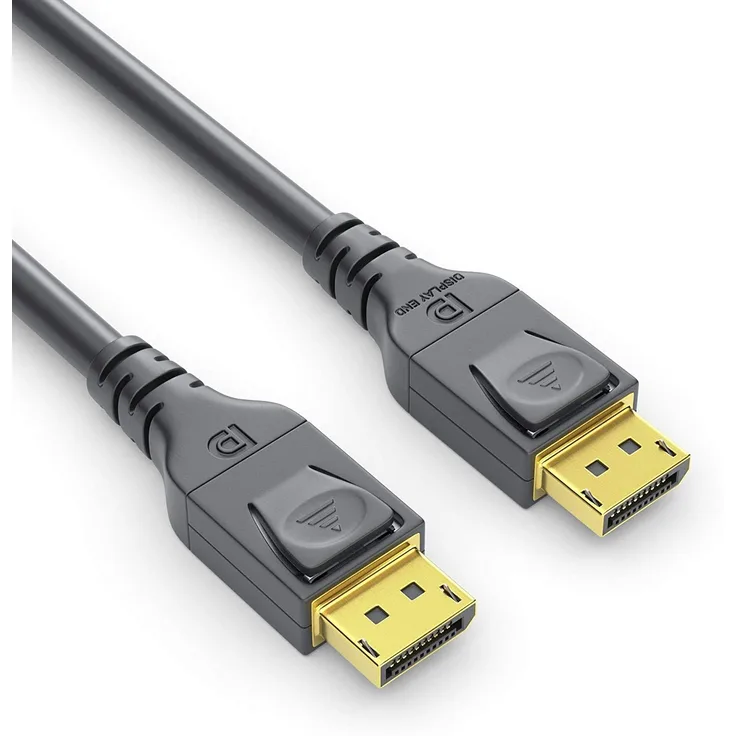 Purelink Active High Speed PI5010 - DisplayPort-Kabel - DisplayPort (M) zu DisplayPort (M) - DisplayPort 1.4 - 7.5 m - rund, aktiv, FEC, unterstützt 8K 60 Hz (7680 x 4320), unterstützt 4K 120 Hz (3840 x 2160)