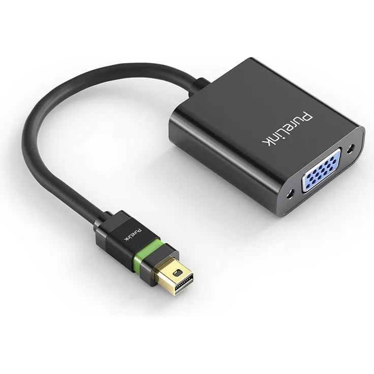 PureLink Ultimate Series ULS250 - Videoadapter - Mini DisplayPort (M) Verriegelung zu HD-15 (VGA) (W) schraubbar - DisplayPort 1.2 - 10 cm - 2K Unterstützung