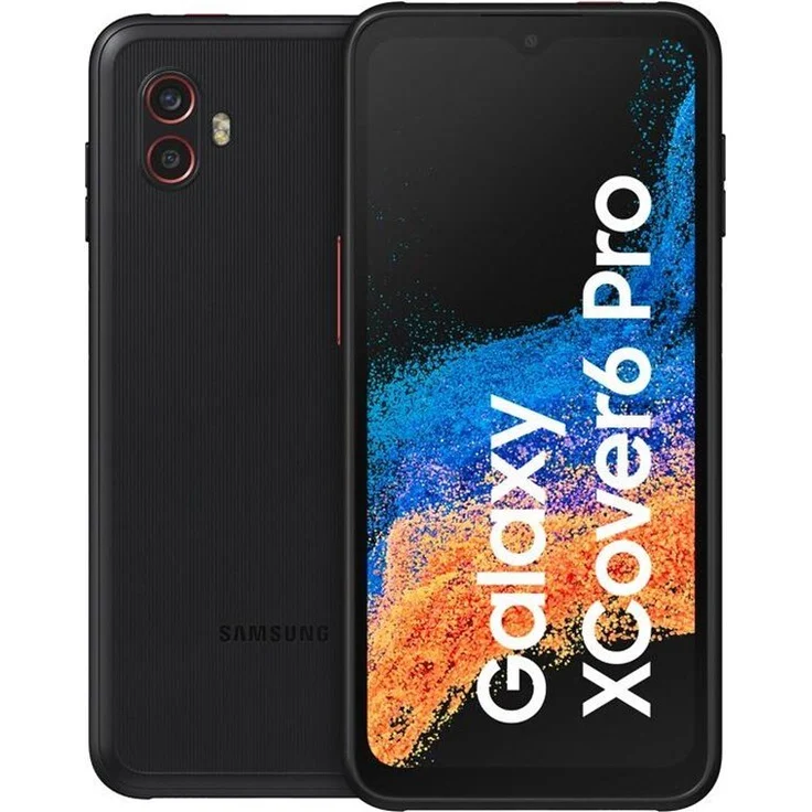 Samsung Galaxy XCover 6 Pro 5G Enterprise Edition Smartphone 16,76cm (6,6 Zoll) LCD-Display, 128GB interner Speicher, 6 GB RAM, Dual-SIM, Android 12, Black – Bild 1
