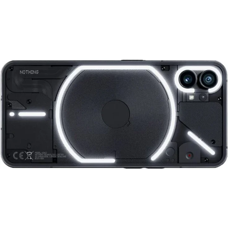 Nothing Phone (1) 5G Smartphone 16,637cm (6,55 Zoll) OLED-Display, 256GB interner Speicher, 12GB RAM, Dual-SIM, Android 12, Schwarz – Bild 12