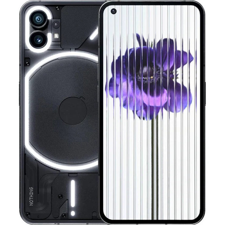 Nothing Phone (1) 5G Smartphone 16,637cm (6,55 Zoll) OLED-Display, 256GB interner Speicher, 12GB RAM, Dual-SIM, Android 12, Schwarz – Bild 20
