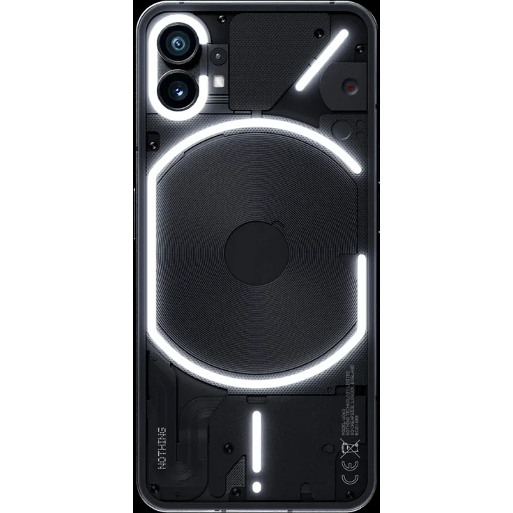 Nothing Phone (1) 5G Smartphone 16,637cm (6,55 Zoll) OLED-Display, 256GB interner Speicher, 12GB RAM, Dual-SIM, Android 12, Schwarz – Bild 8