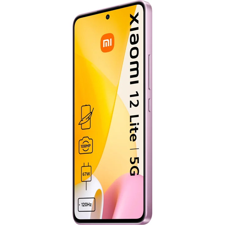 Xiaomi 12 Lite 5G Smartphone 16,637cm (6,55 Zoll) AMOLED-Display, 128GB interner Speicher, 8GB RAM, Dual-SIM, Android 12, Pink – Bild 6