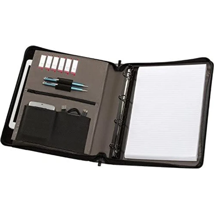 Wenger Affiliate Schreibmappe A4 mit Tabletfach, Grau – Bild 2