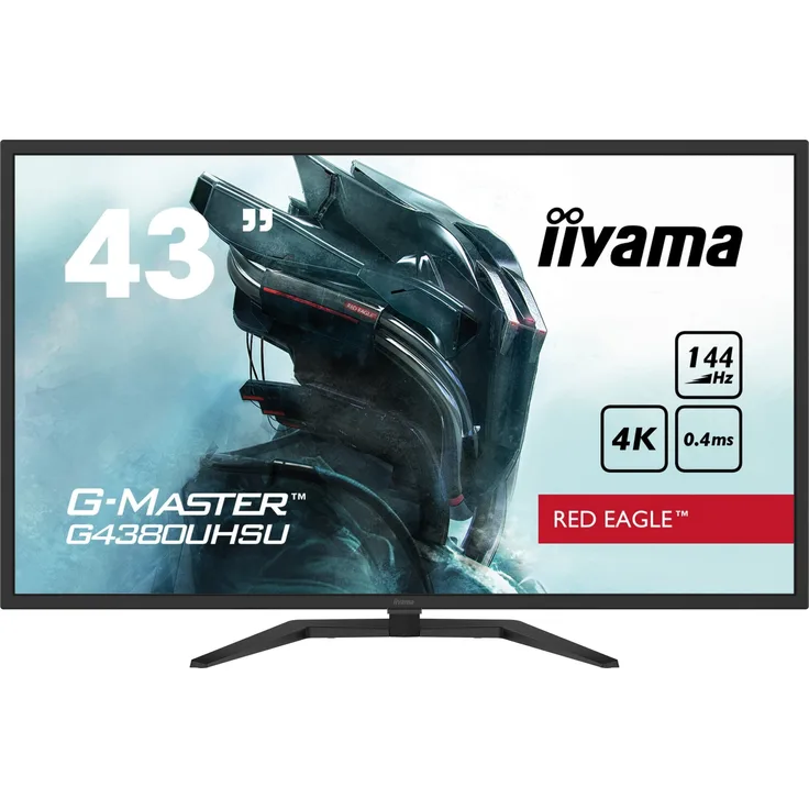 iiyama G-Master G4380UHSU-B1 - 42,5 Zoll, 4K UHD (3840 x 2160 Pixel) VA-Panel, 144Hz, 0,4ms, 550cd/m²