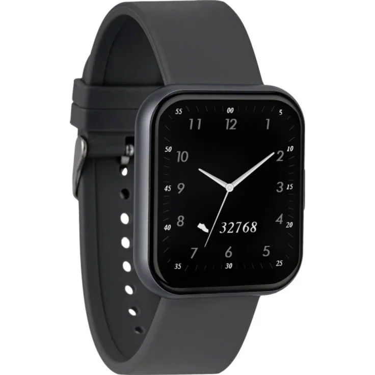 XCOAST Ive XW Fit Smartwatch Unisex, 44 mm, Schwarz