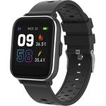 Denver SW-165 Smartwatch Unisex, 34 mm, Silikonarmband, Schwarz