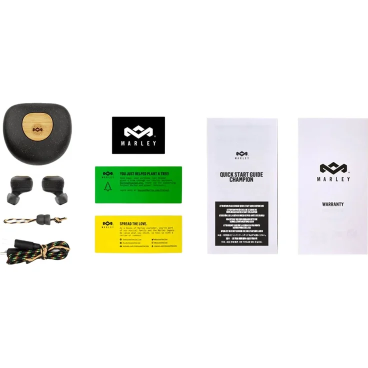 House of Marley Champion (2021), In-Ear-Kopfhörer, True Wireless, IPX4, schwarz – Bild 5